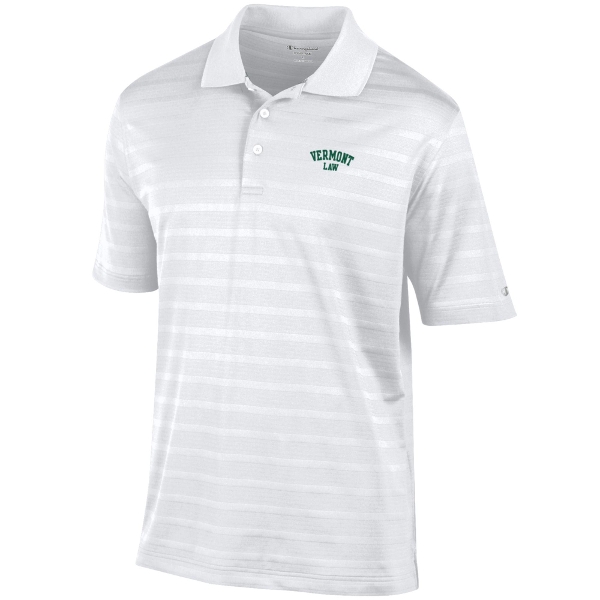 Textured Solid White Polo